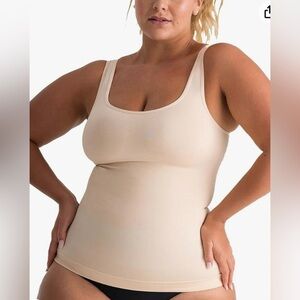 SHAPERMINT Compression Tank Cami Tummy and Waist Control Body Shapewear Size 2XL